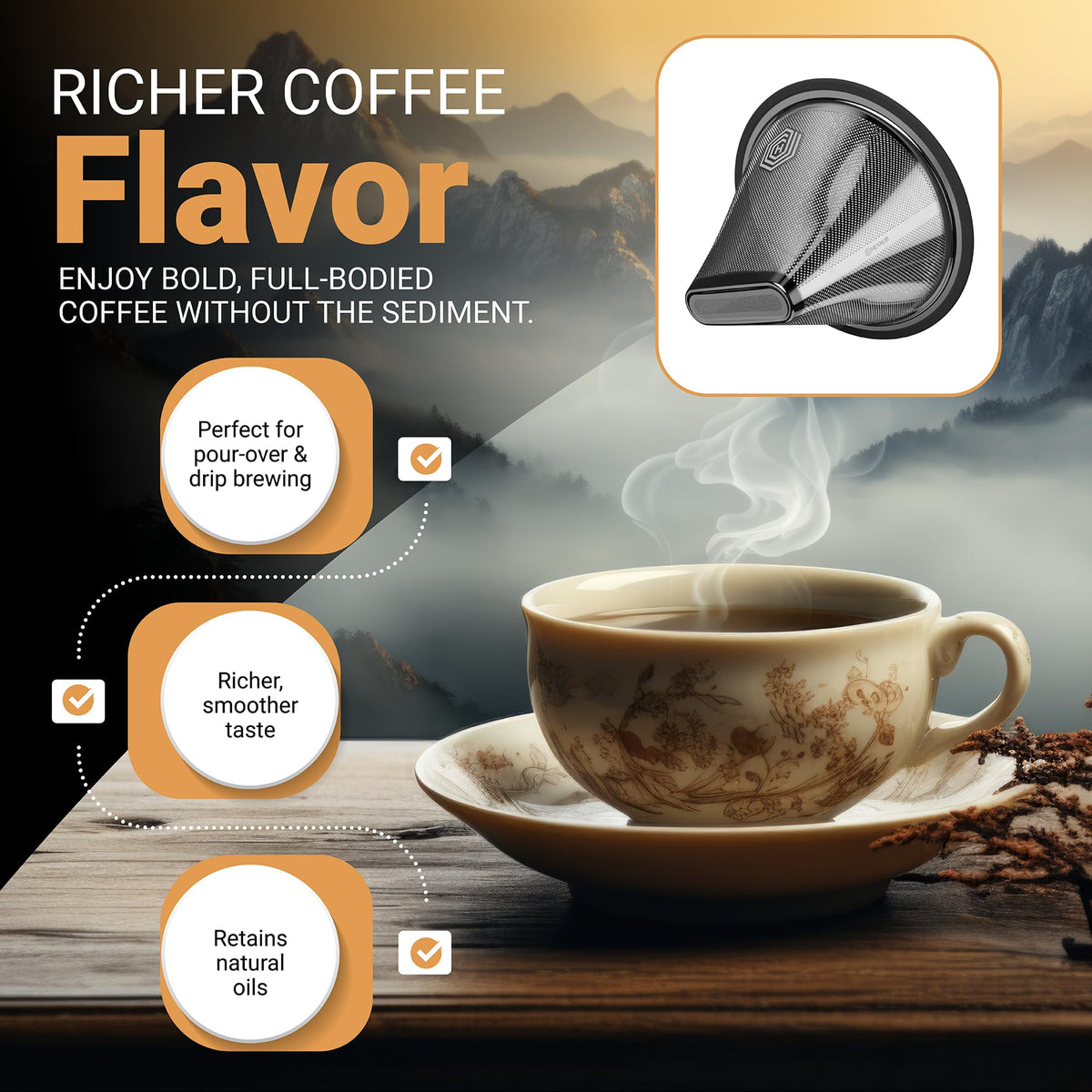 Reusable #4 Coffee Filter for Technivorm Moccamaster KBGV and KBT
