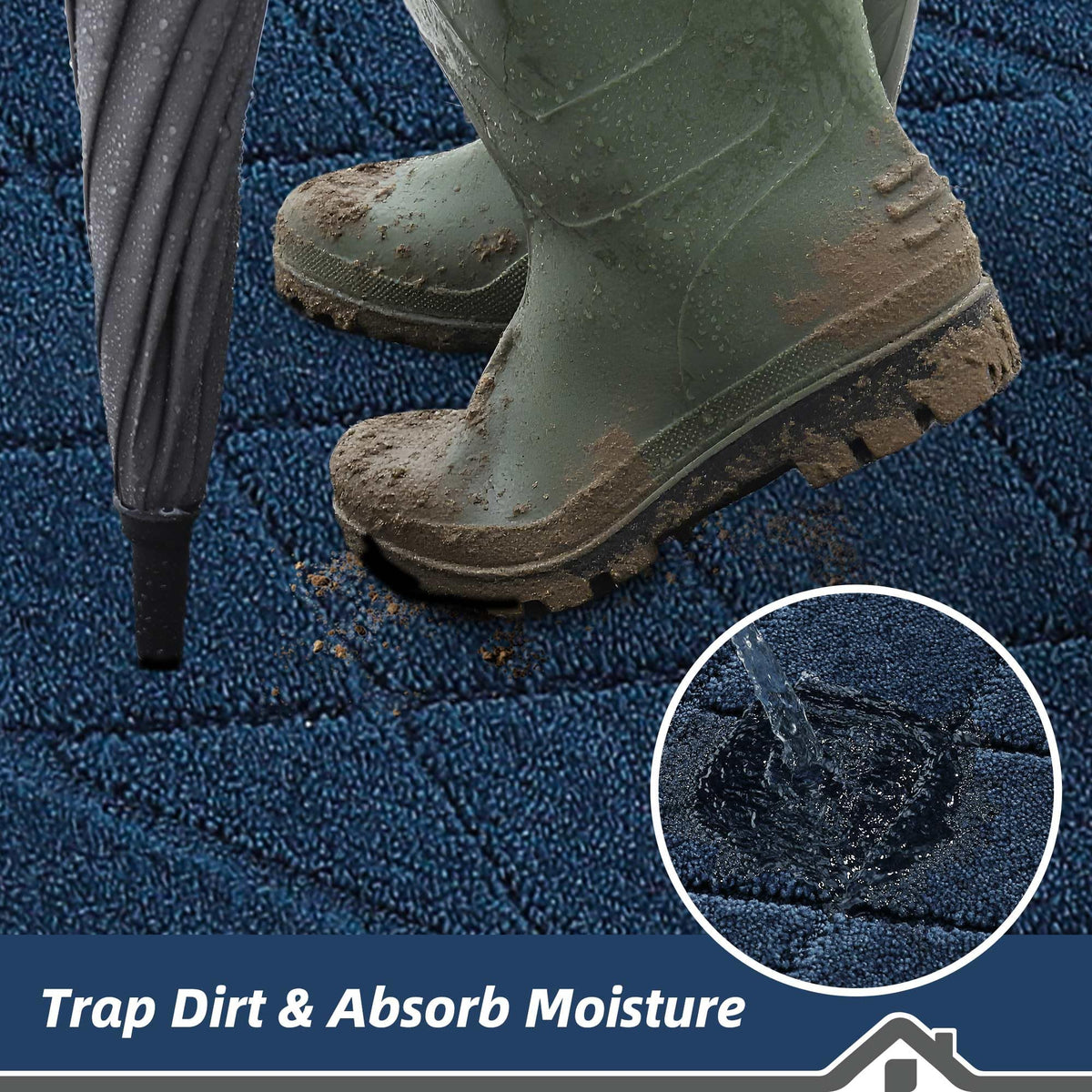 Dirt Trapper Door Mat 32" x 72" (16 Sq Ft)