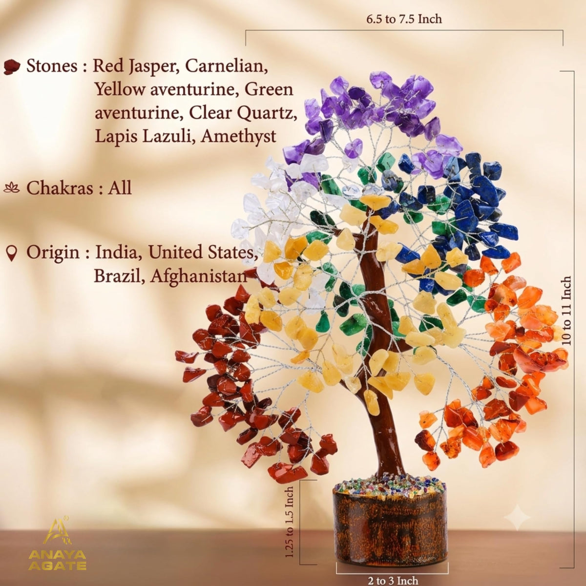 Chakra Crystal Tree of Life