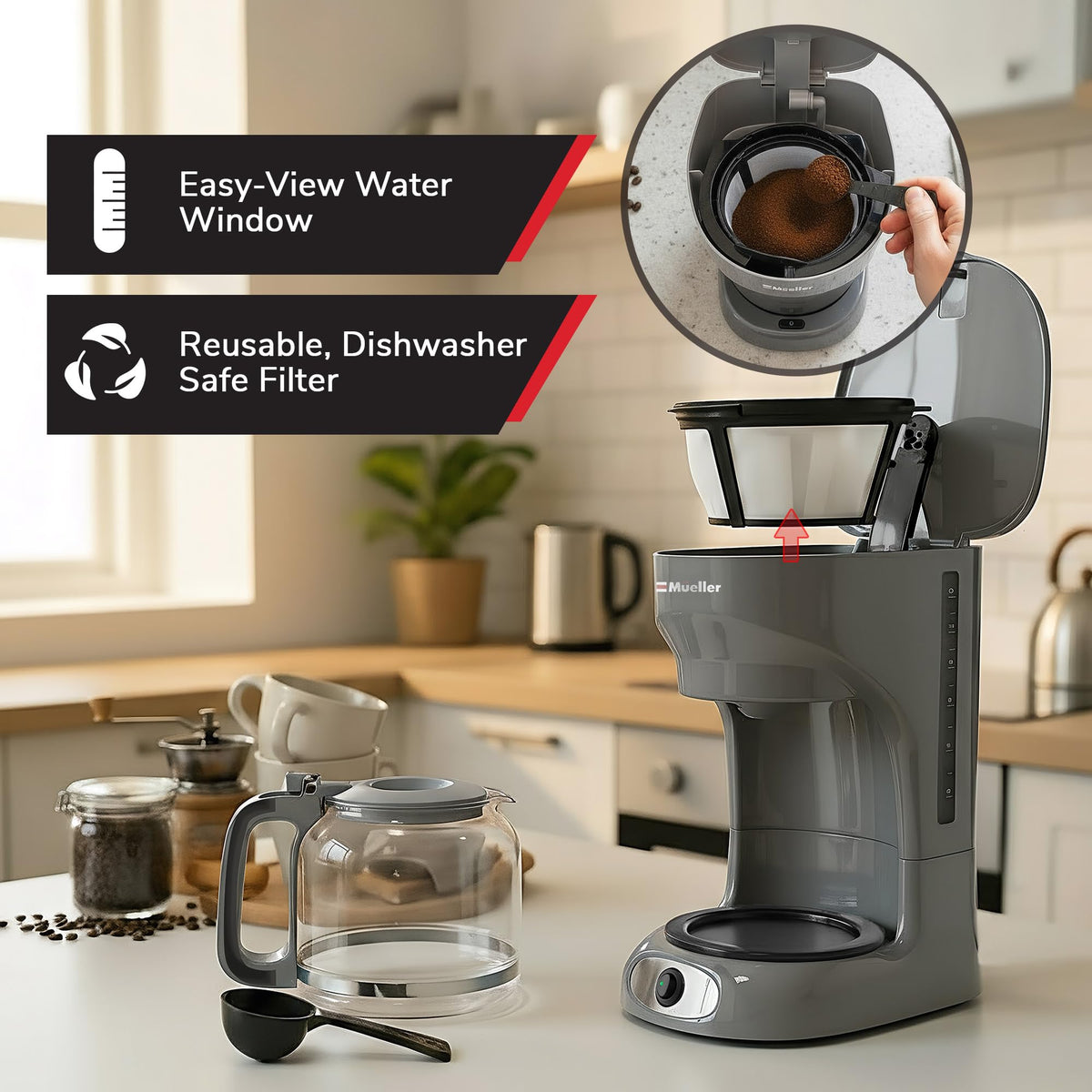 12 Cup Drip Coffee Maker