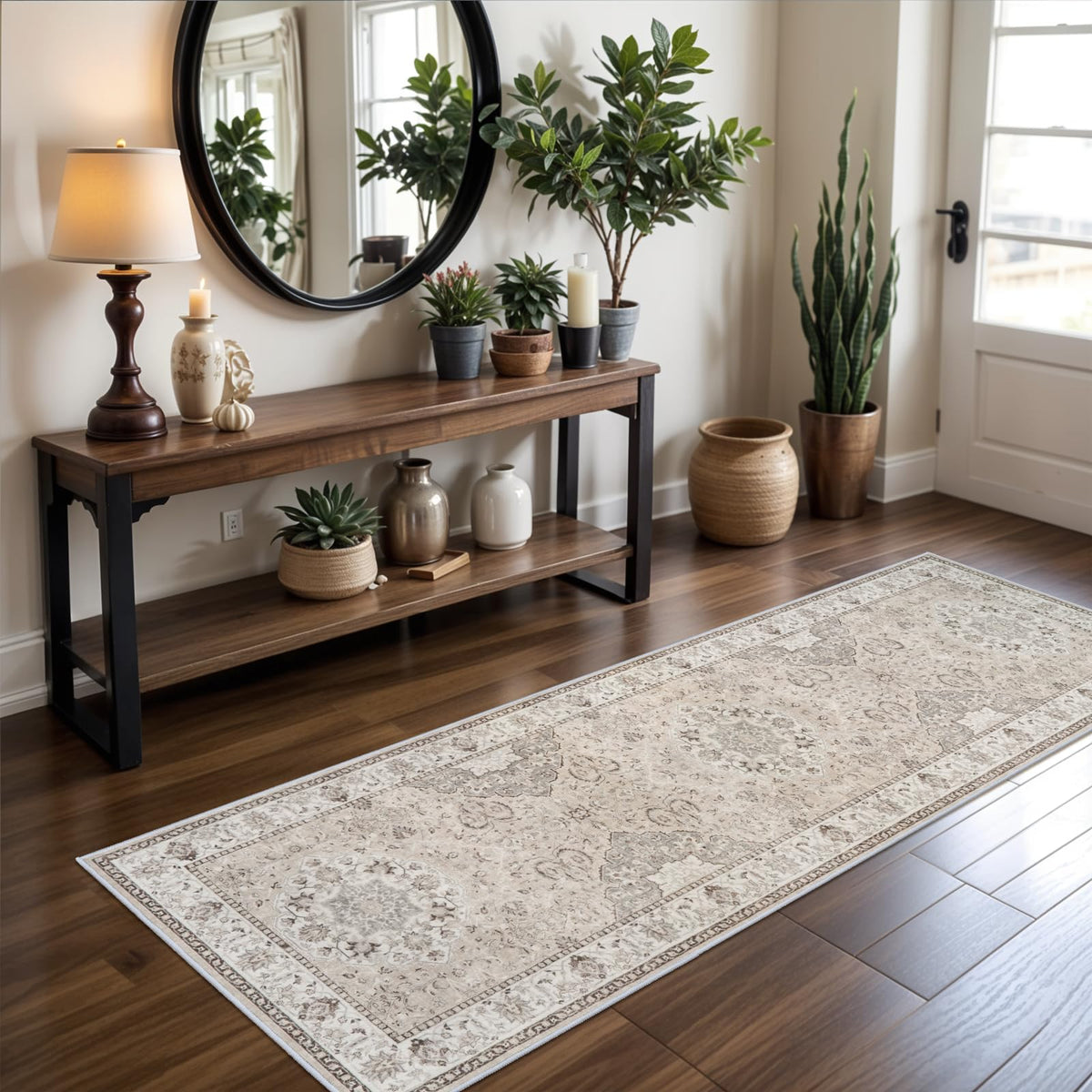 Washable 2x5 Hallway Runner Rug (10 Sq Ft)