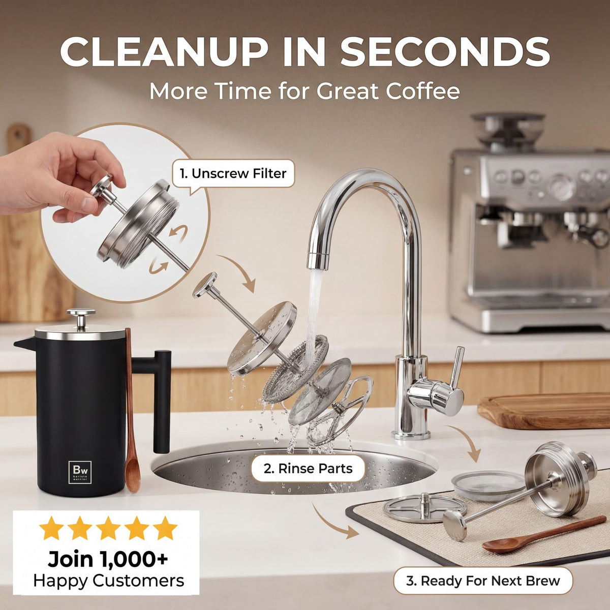 French Press Coffee Maker