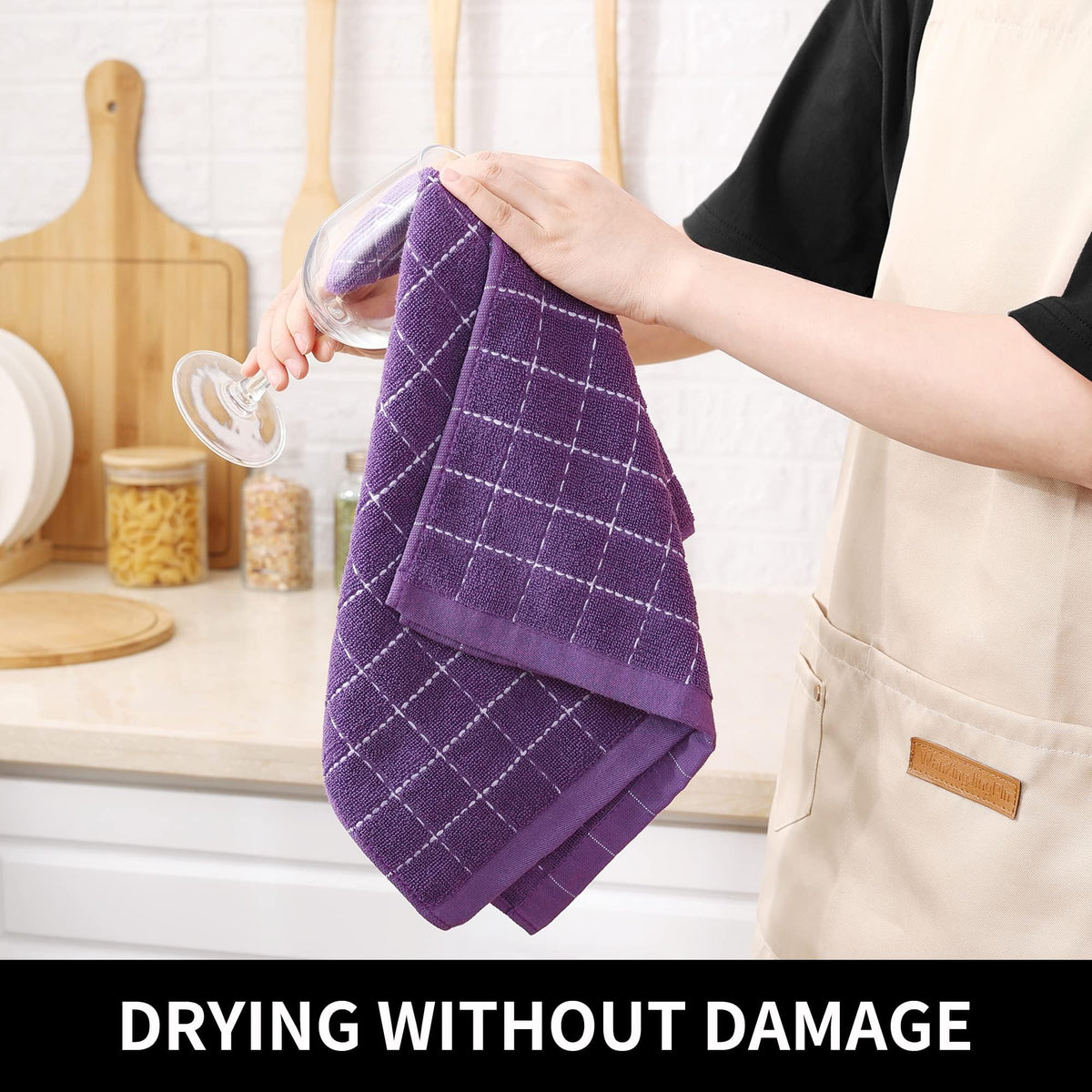 100% Cotton Terry Kitchen Towels (6 Count)
