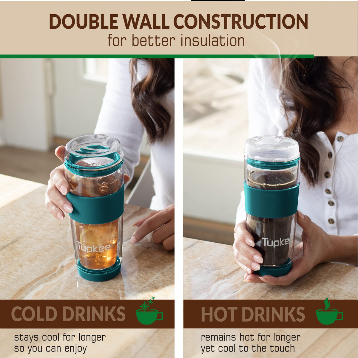Double Wall Glass Tumbler