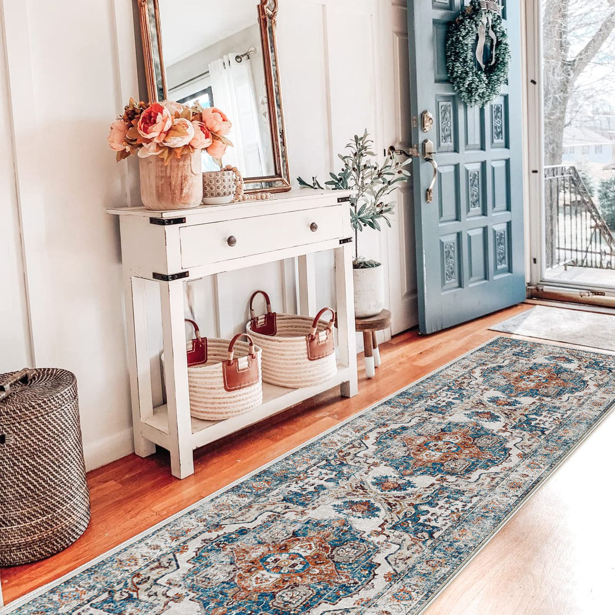 Hallway Washable Runner Rug