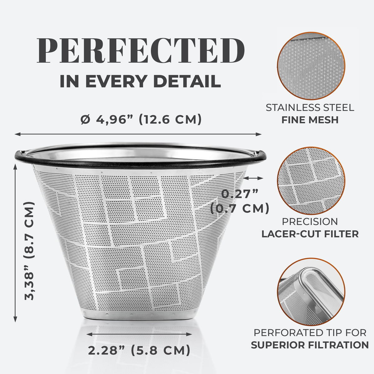 Reusable #4 Coffee Filter for Technivorm Moccamaster KBGV and KBT Coffee Machines