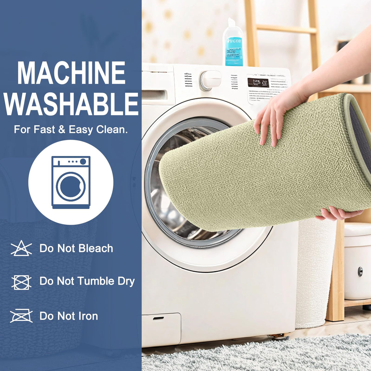 Thick Memory Foam Bathroom Rugs 30x20