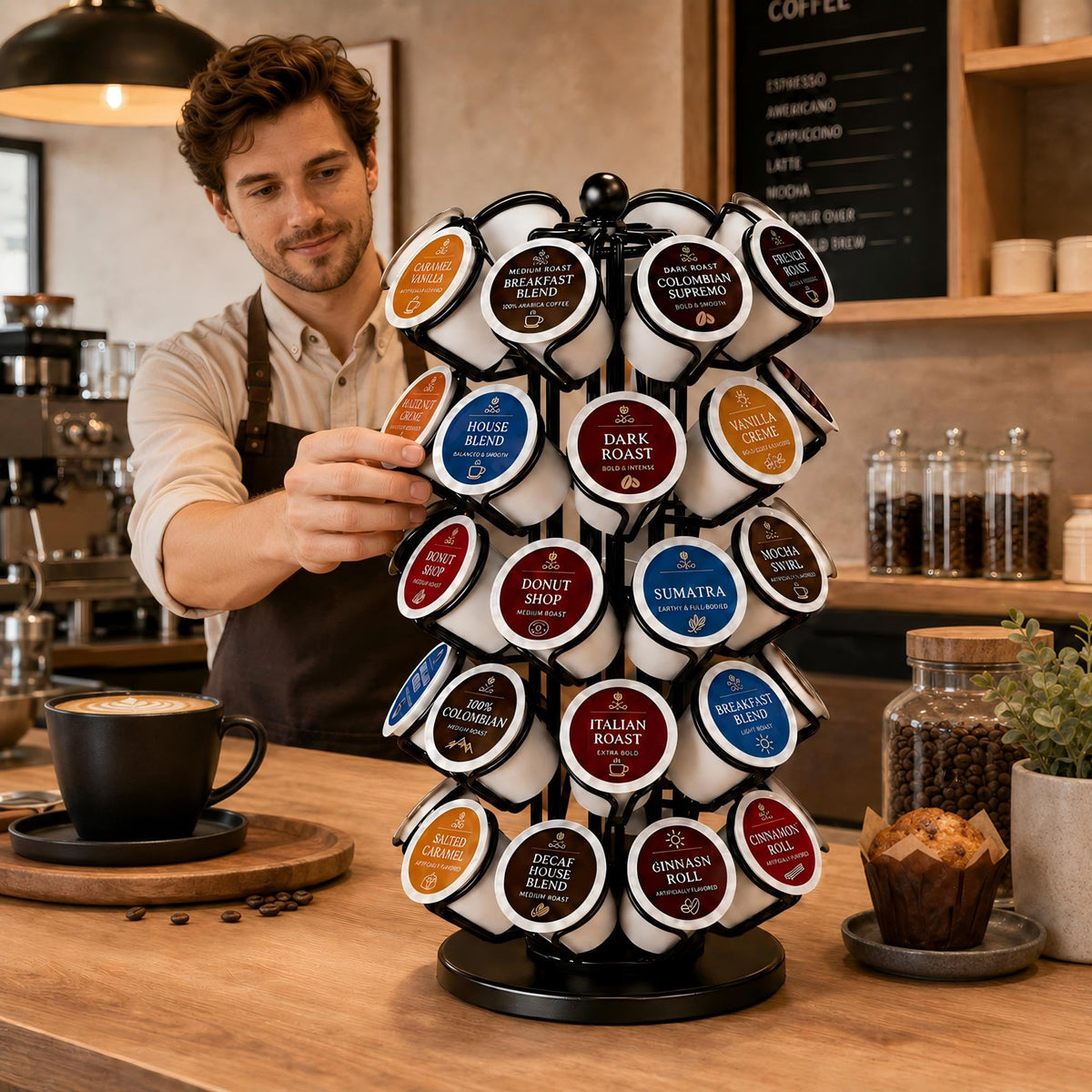K Cup Holder Coffee Pod Holder Storage Organizer Stand