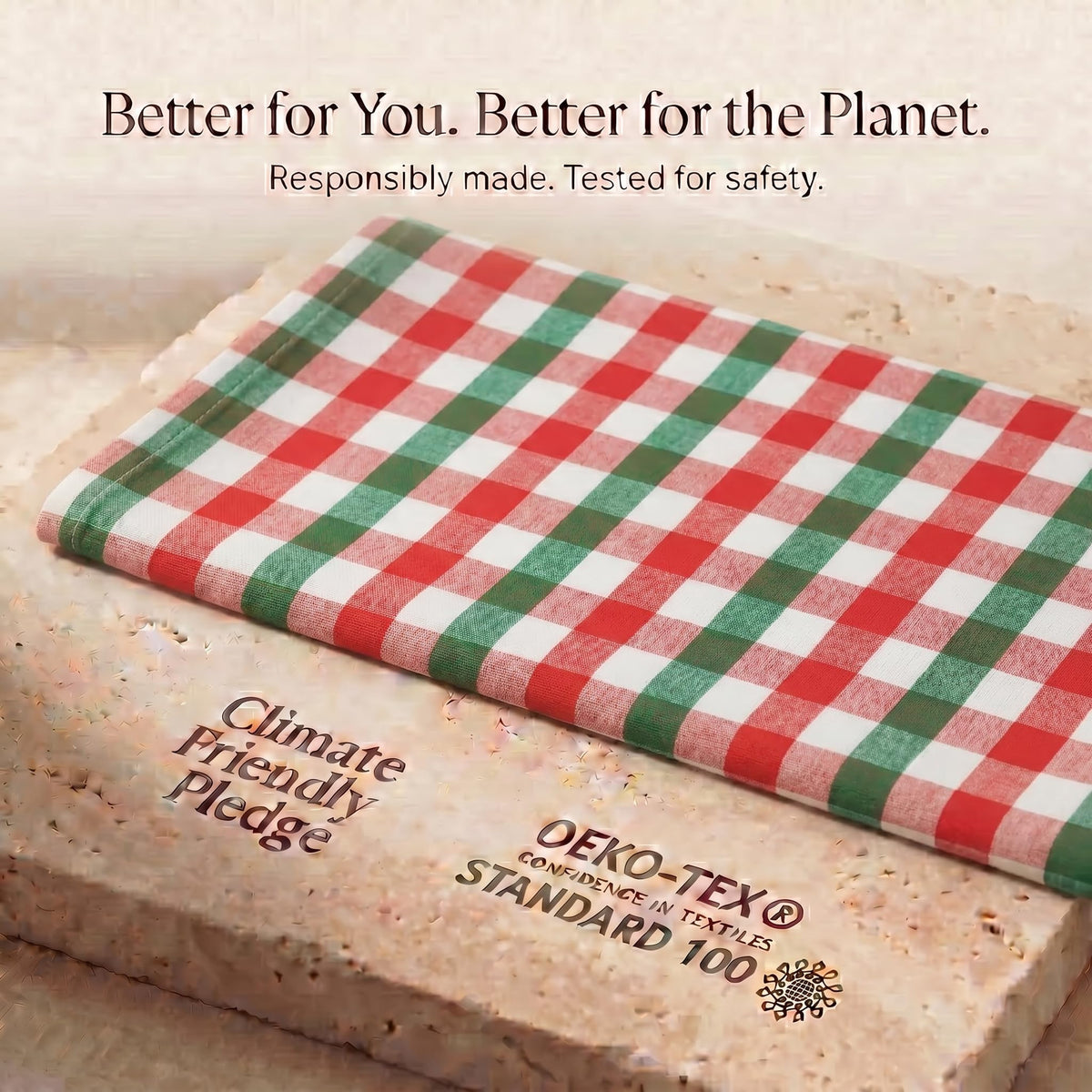 Kitchen Towels Cotton Dish Towels 20”x30” (6 Count)