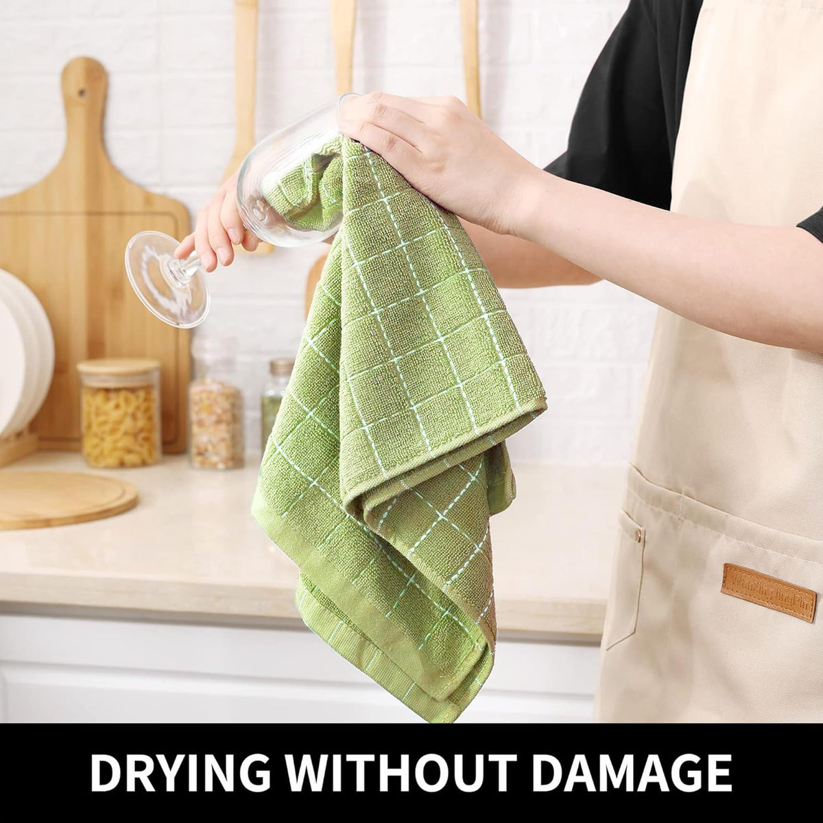 100% Cotton Terry Kitchen Towels (8 Count)