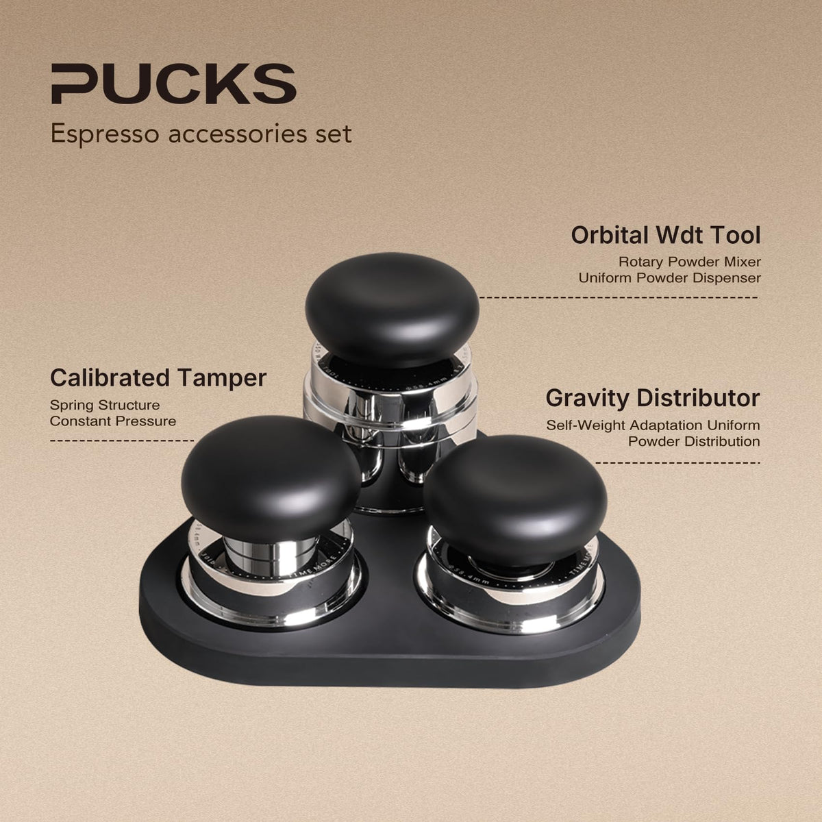 Espresso Tamper Set 58.4mm with WDT Tool