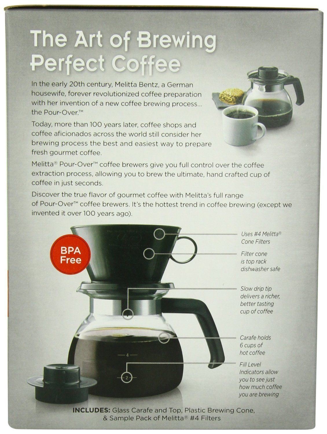Pour Over Coffee Brewer W