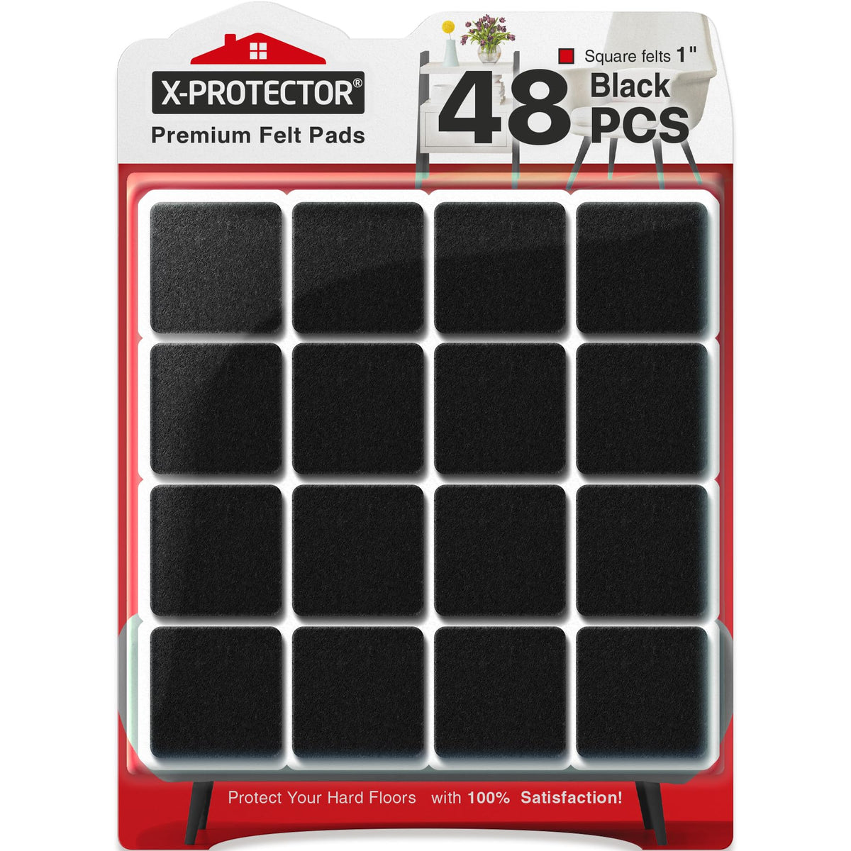 Felt Furniture Pads (48 Count)