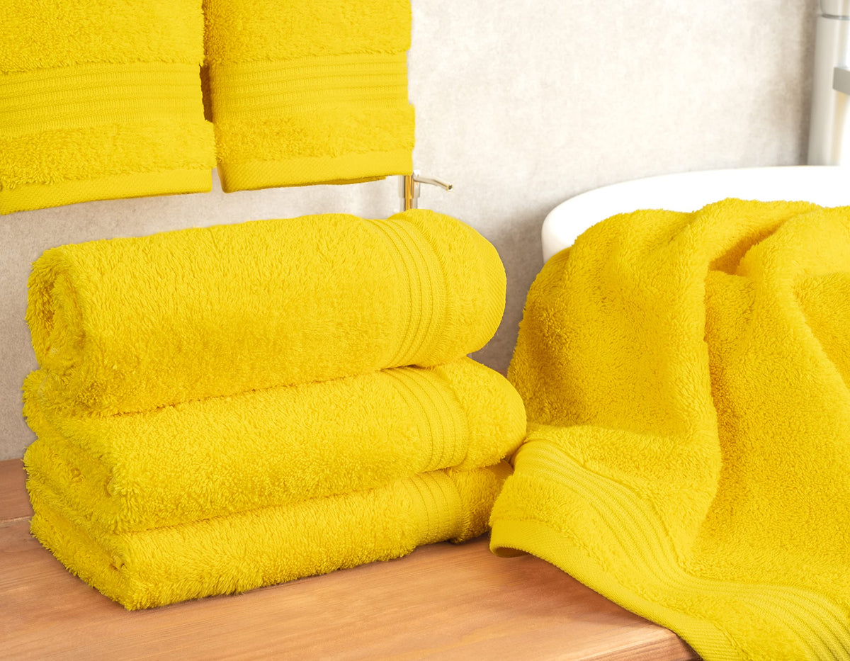 100% Cotton Turkish Towel Set (6 Count)