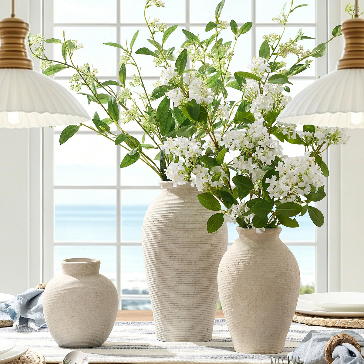 Ceramic Flower Vase Home Decor
