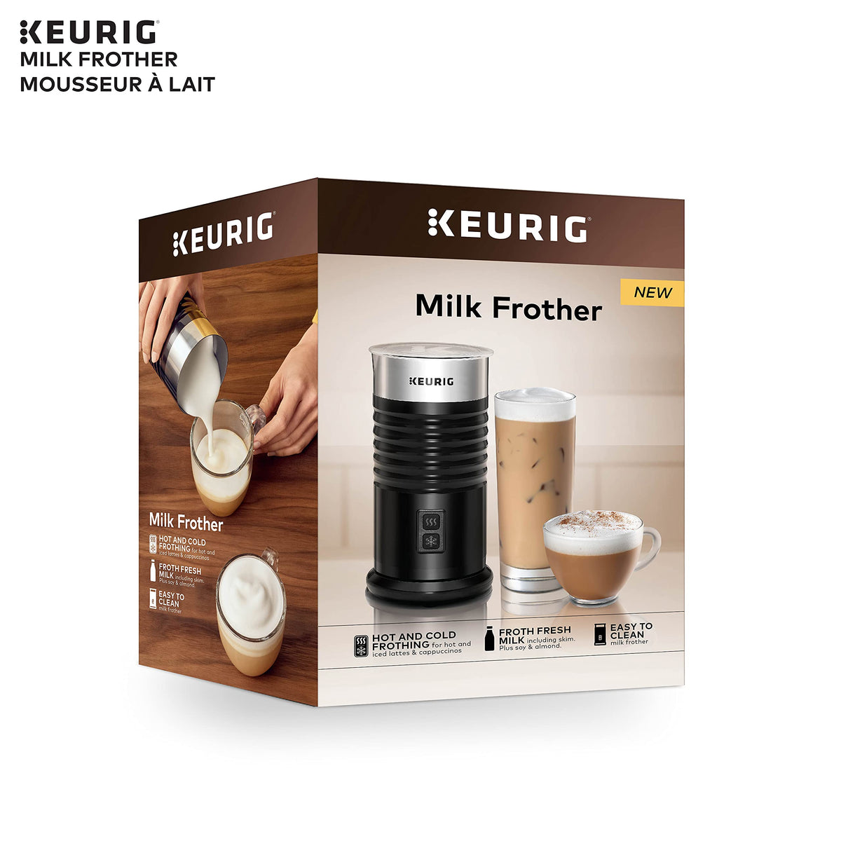 Milk Frother For Lattes And Cappuccinos