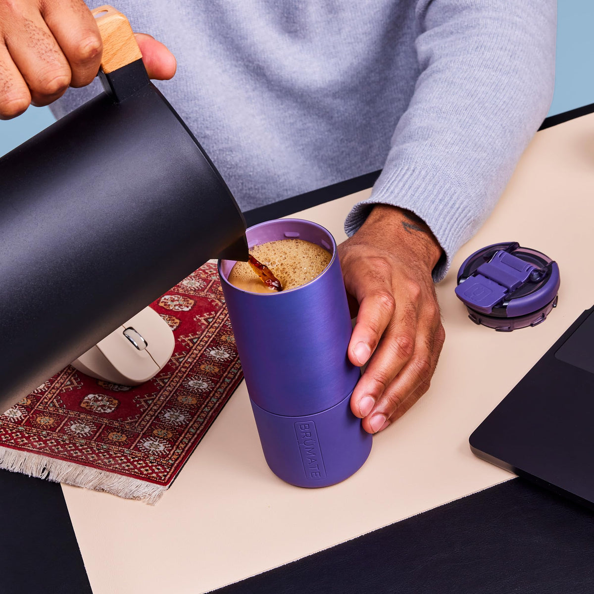 Strova 18oz 100% Leakproof Insulated Coffee Mug
