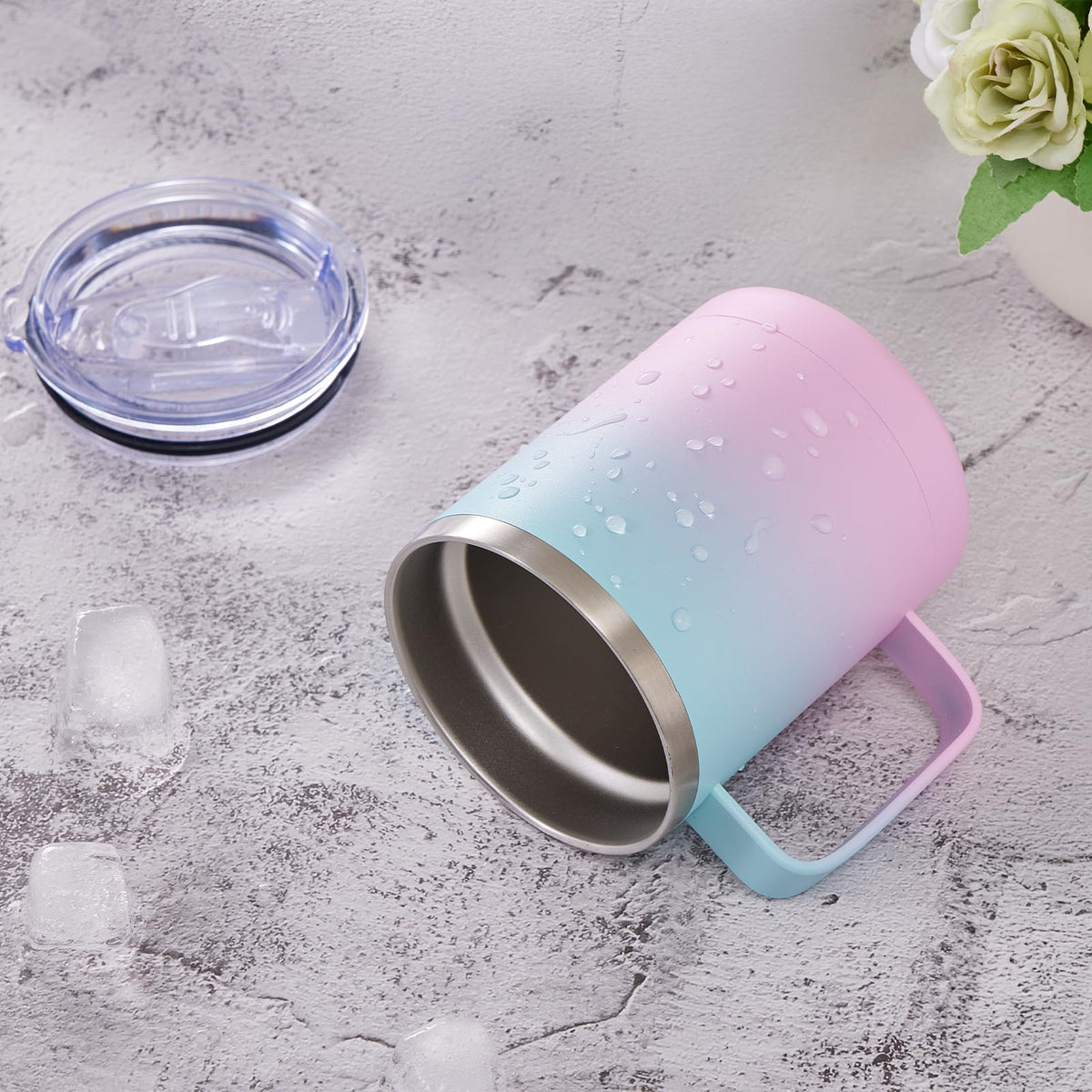 12oz Coffee Mug With Handle 2 Pack Bulk (2 Count)