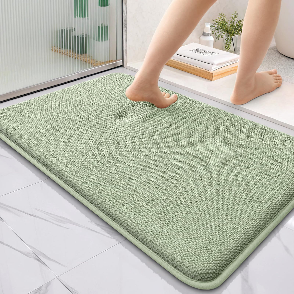 Thick Memory Foam Bathroom Rug 35x24