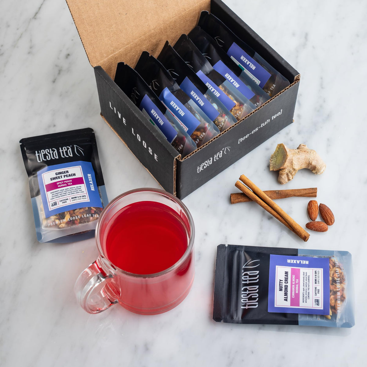 8 Herbal & Rooibos Sampler Dry Flight Set (6 Ounce)