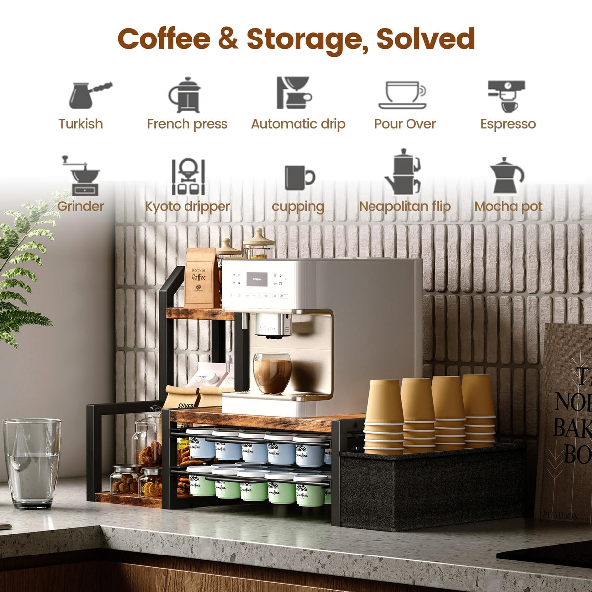 K Cup Organizer for Countertop