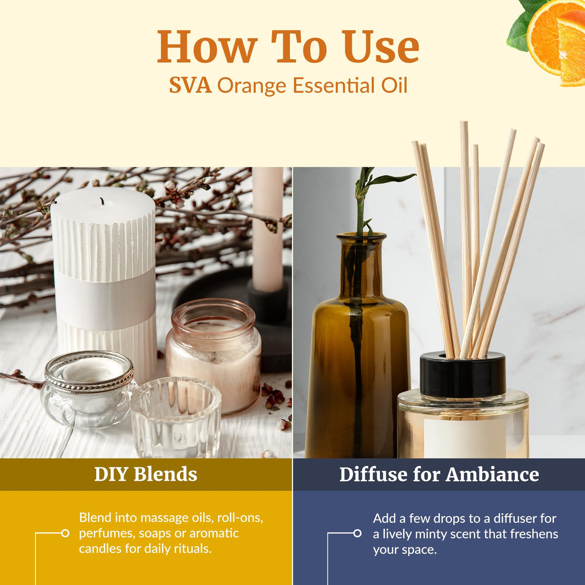 SVA Orange Essential Oil (4 Fl Oz)
