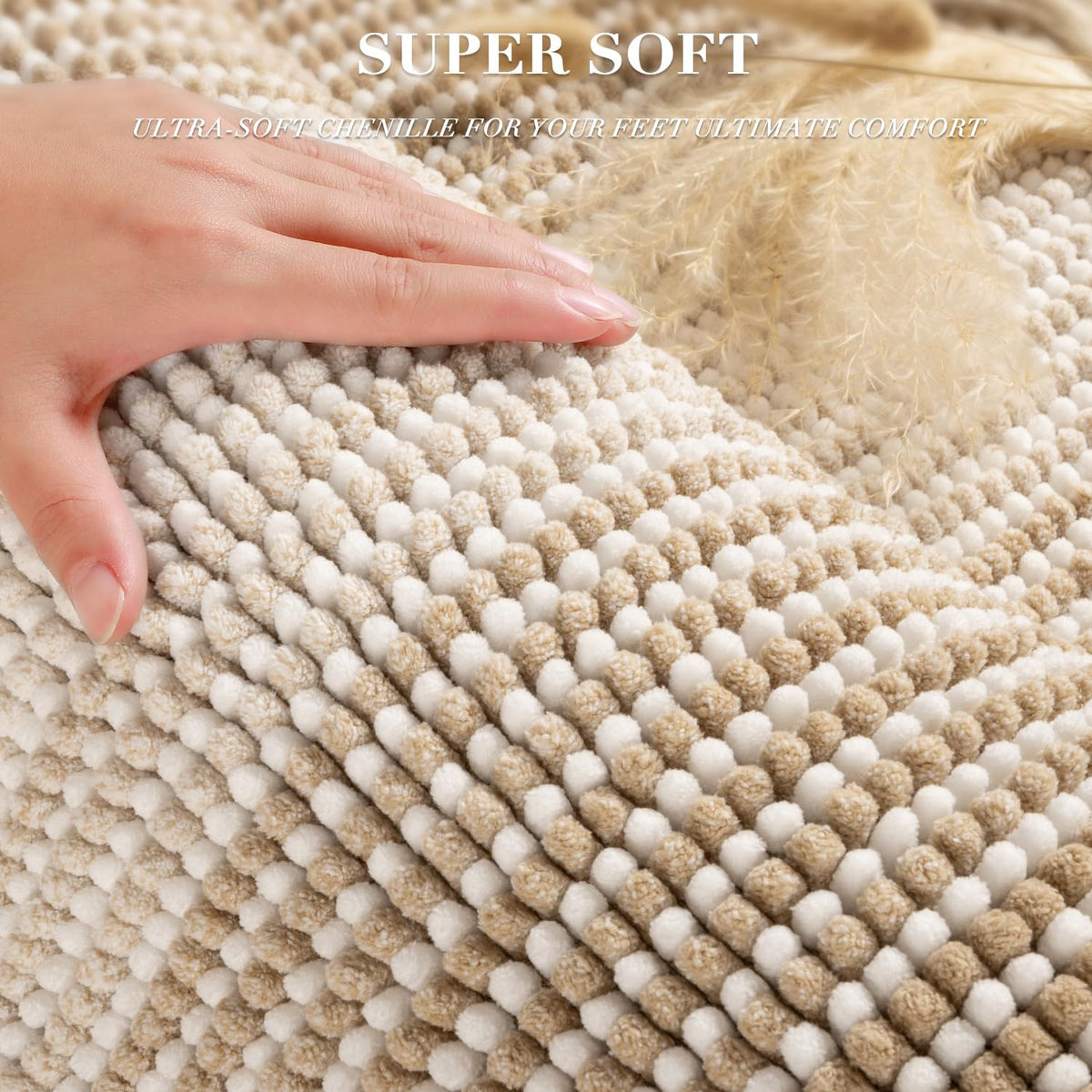 Bathroom Rugs Sets 2 Piece (16.75 Sq Ft)