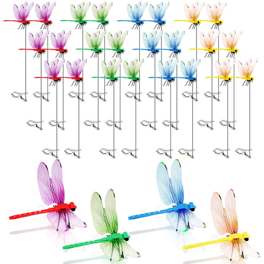 24 Pack Dragonfly Clips (24 Count)