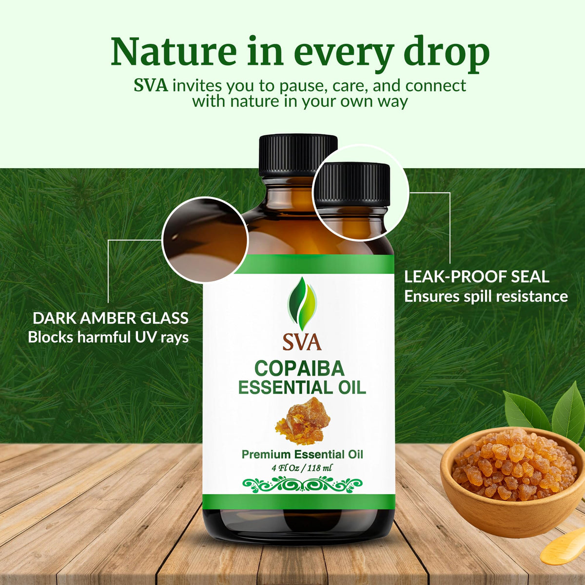 SVA Copaiba Essential Oil (4 Fl Oz)