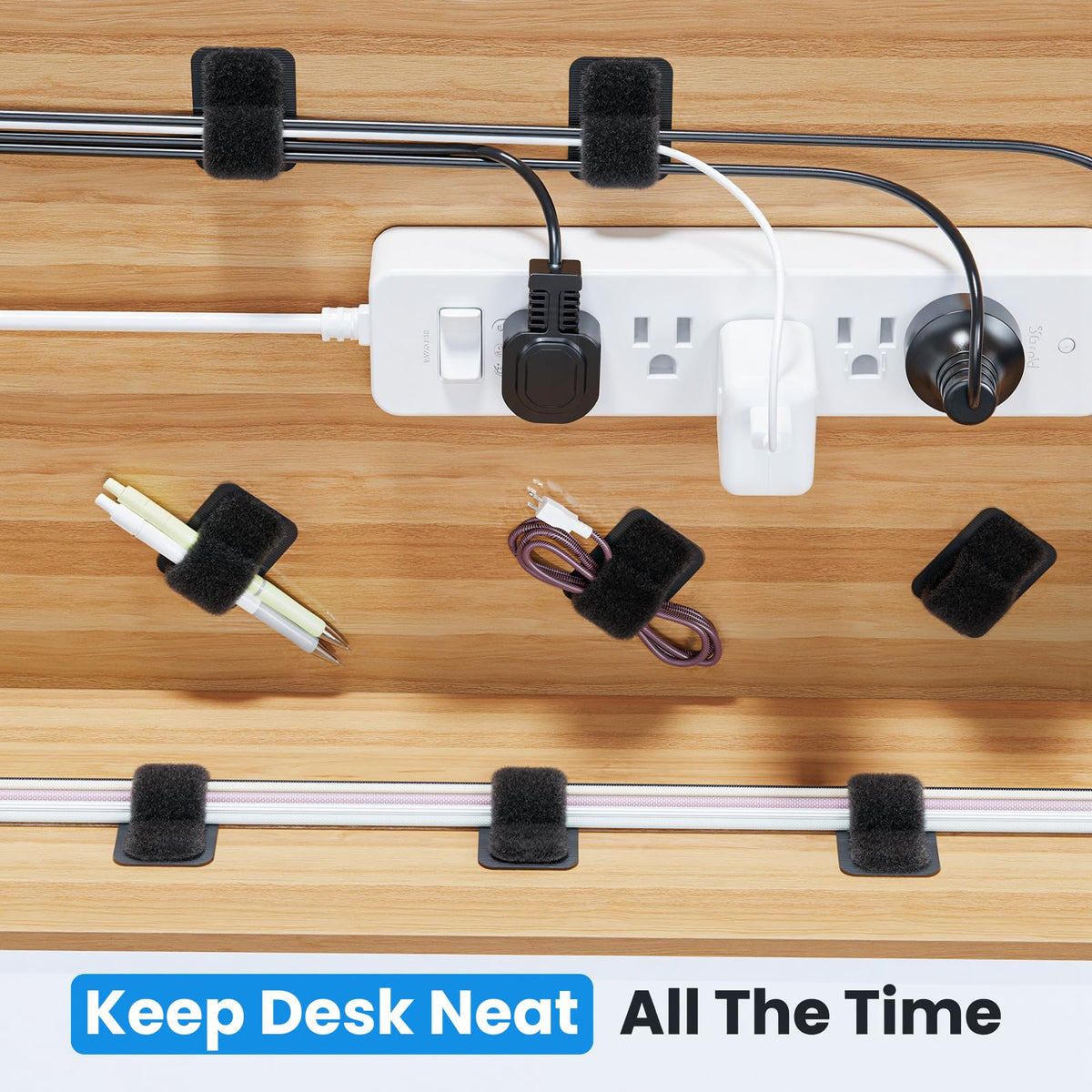 Cable Management Under Desk (61 Count)