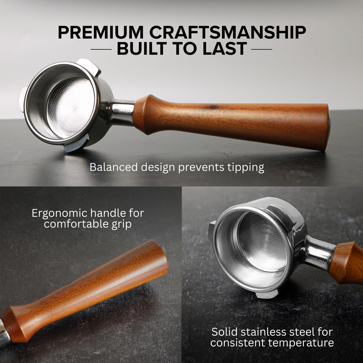 54mm Bottomless Portafilter Compatible with Breville Espresso