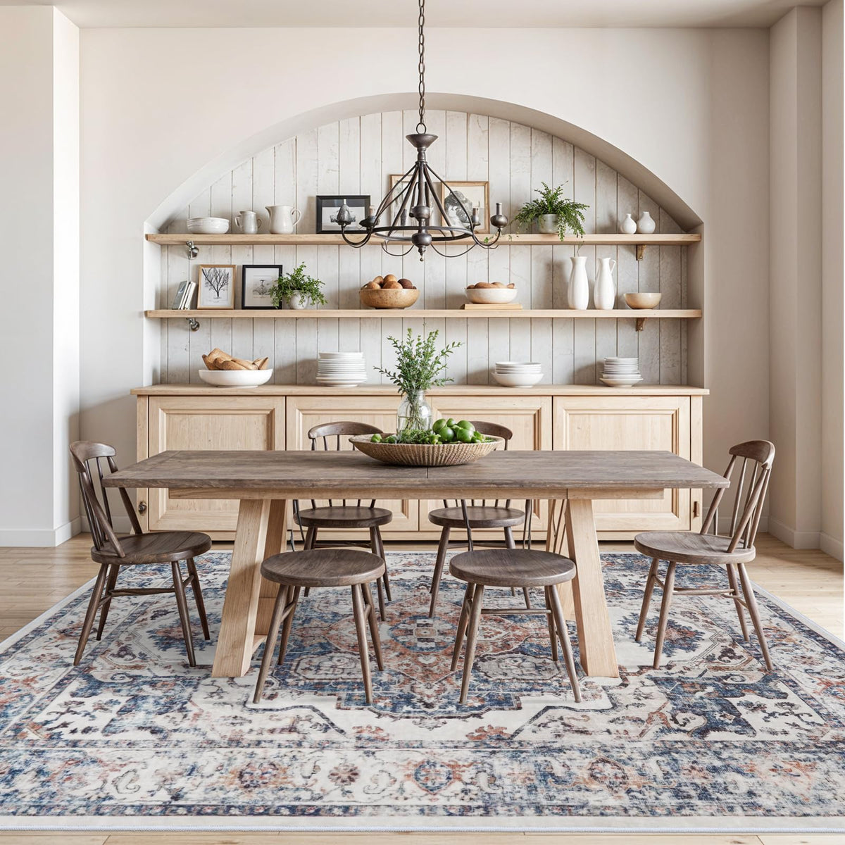 Washable Large 9x12 Area Rug