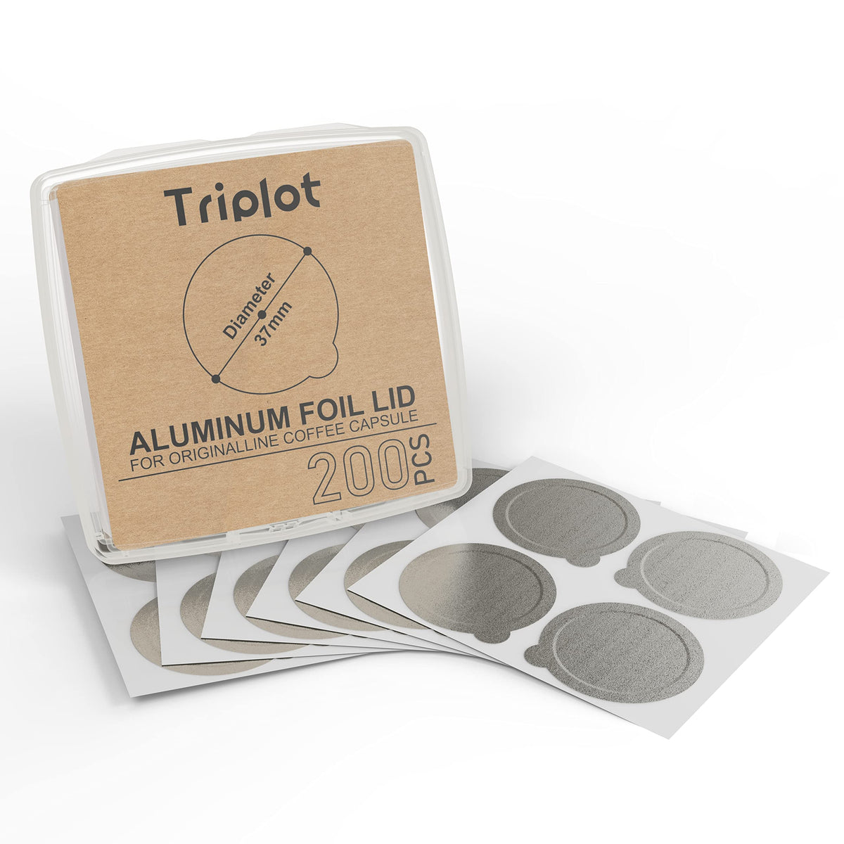 Aluminum Lids for Reusable Nespresso OriginalLines Capsule