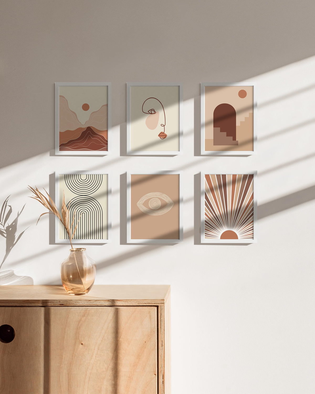 6x8 White Metal Picture Frames