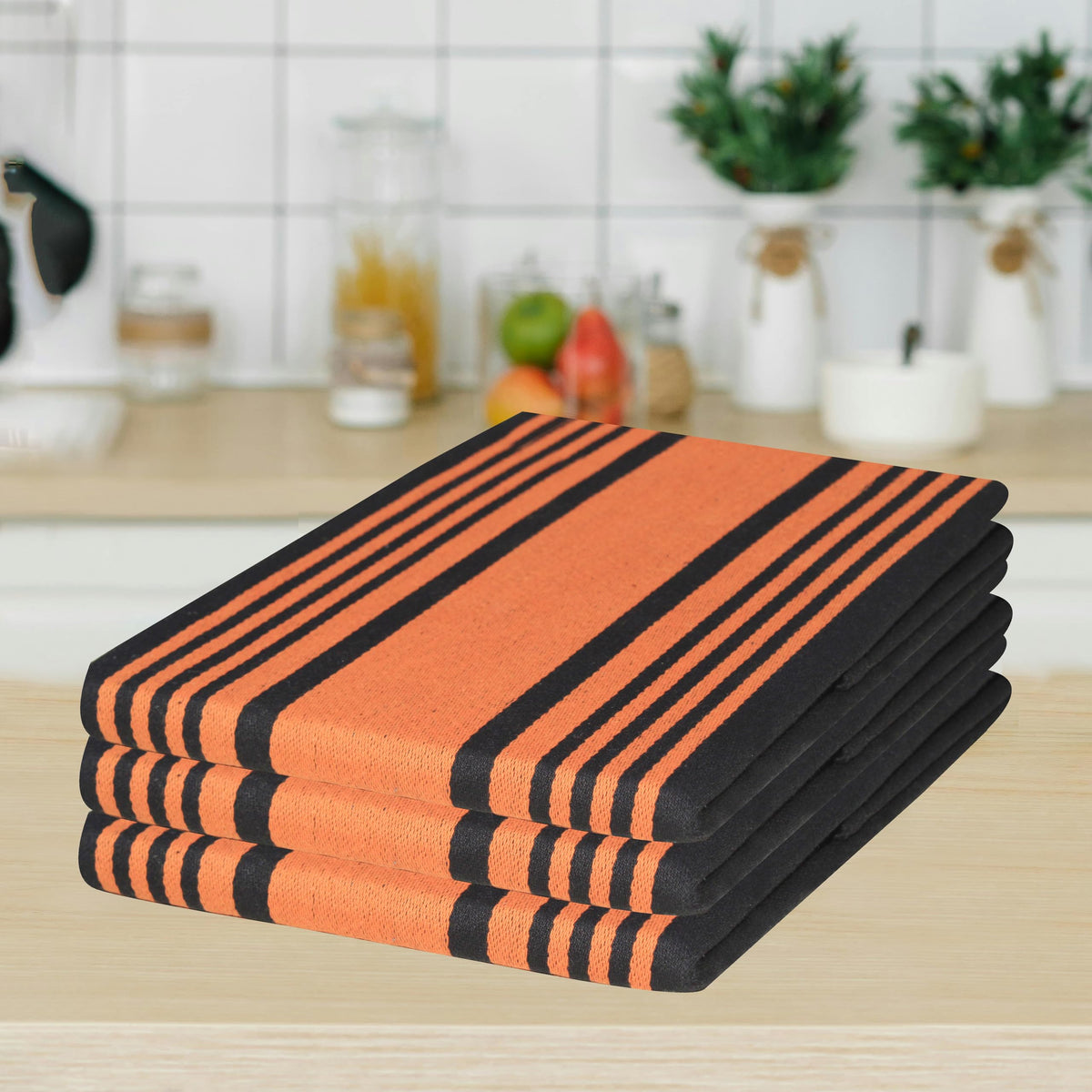 Kitchen Towels Cotton Dish Towels 20”x30” (3 Count)