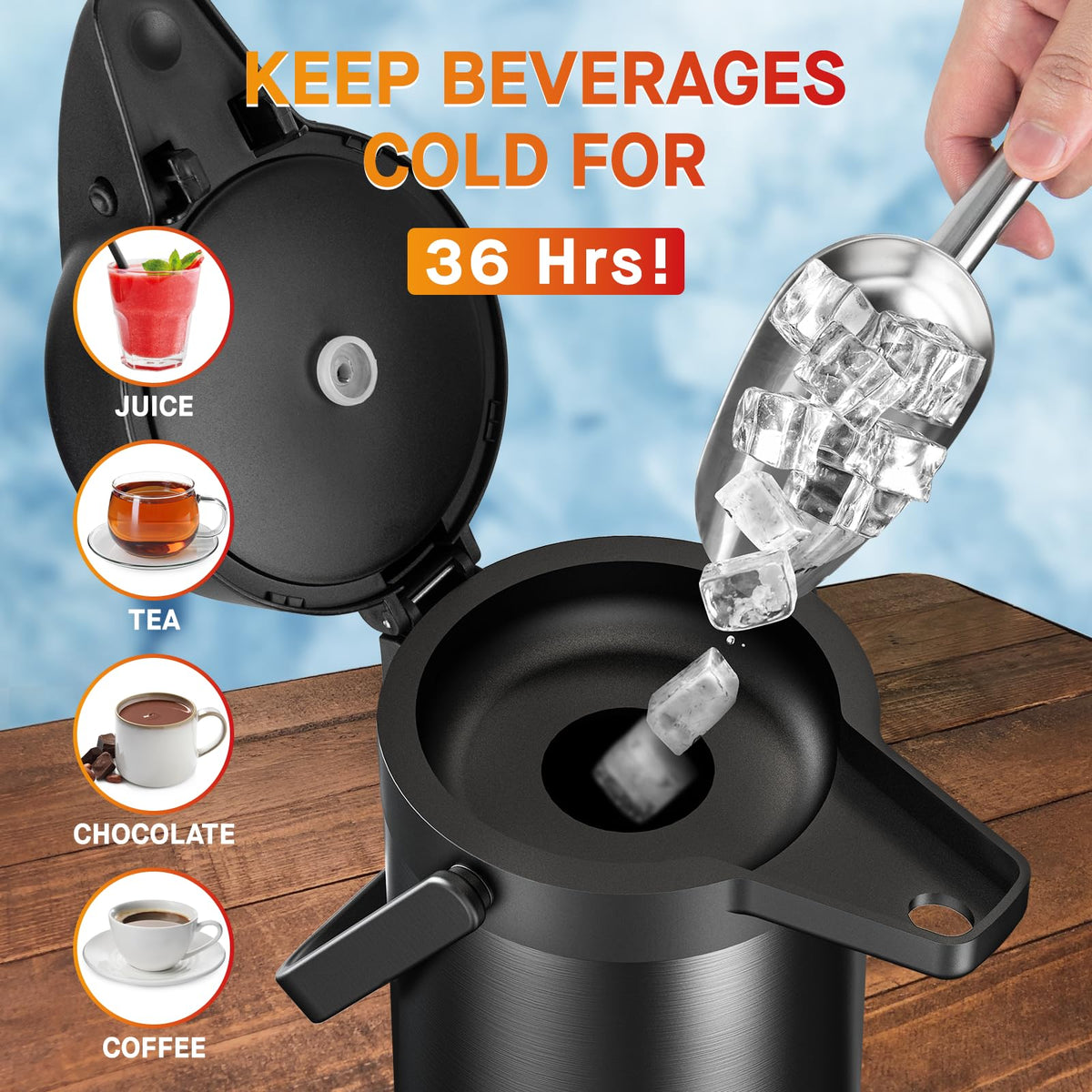 Airpot Coffee Carafe for Keeping Hot