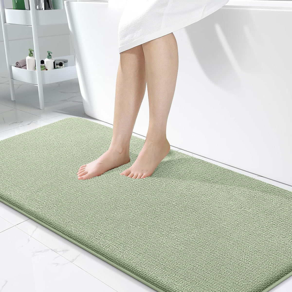 Memory Foam Bathroom Runner Rugs 50x30