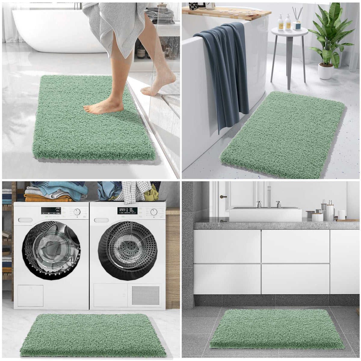 Fluffy Plush Bath Rug