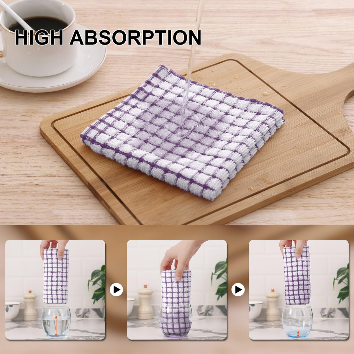Cotton 24 Pack Terry Kitchen Towels (24 Count)