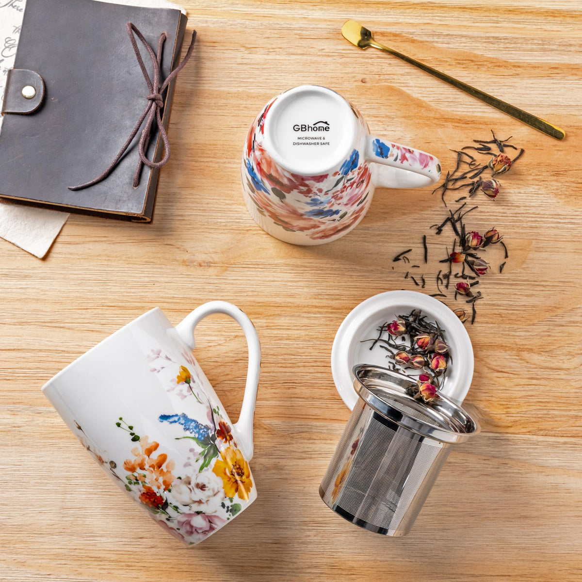 Tea Mug with Infuser and Lid