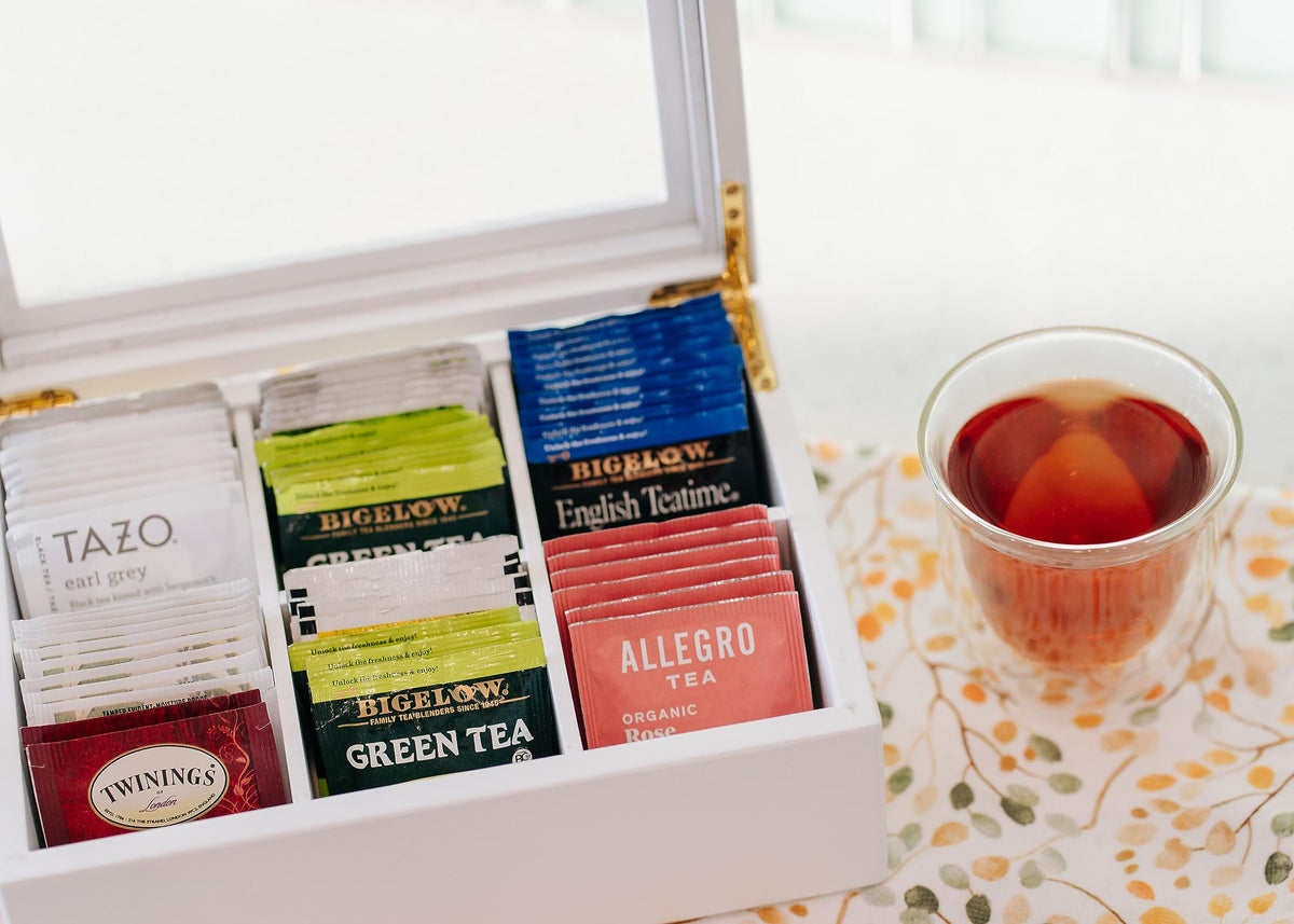 Wooden Tea Organizer For Tea Bags