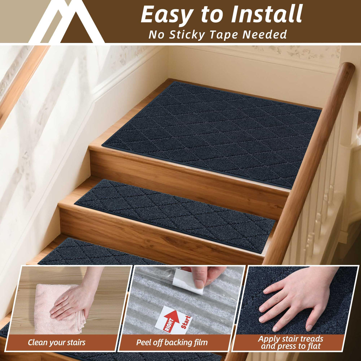 Stair Landing Rugs Non (9 Sq Ft)