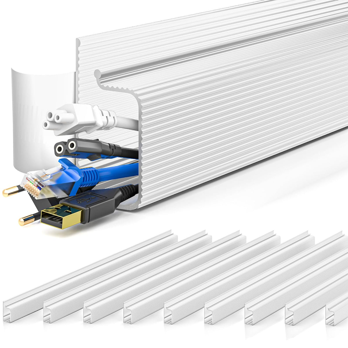 157in Cable Management Cord Organizer