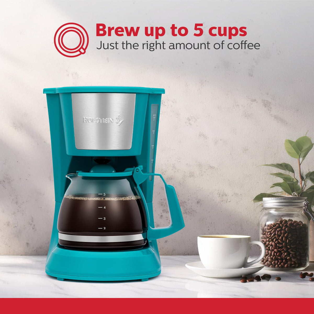 5 Cup Drip Coffee Maker