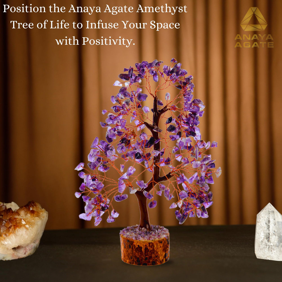 Amethyst Tree of Life Crystal Trees for Home