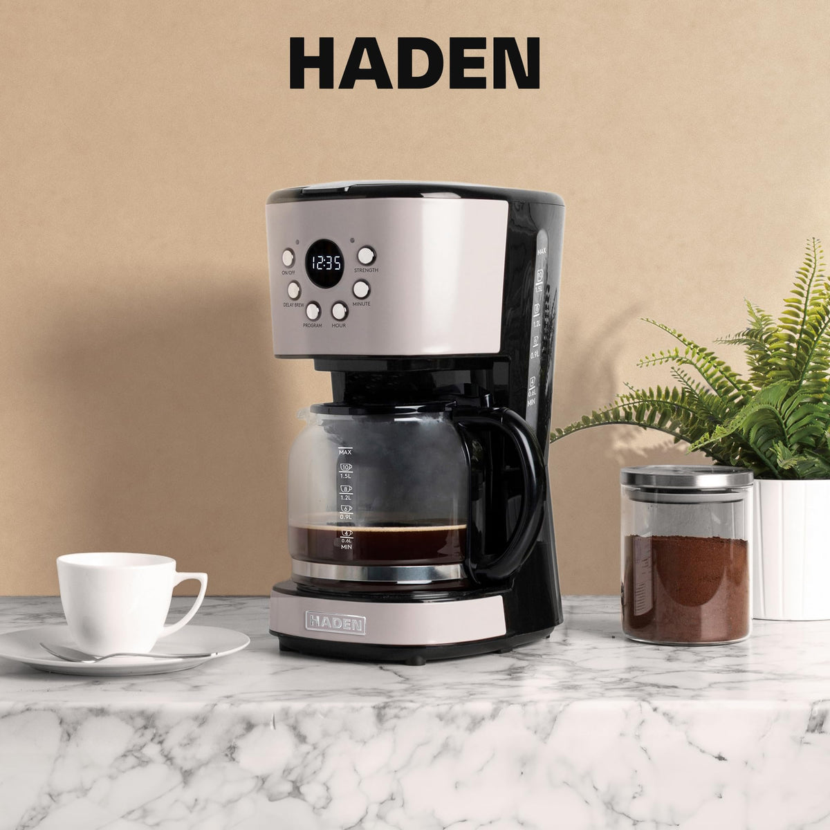 12 Cup Programmable Coffee Maker for Home or Office