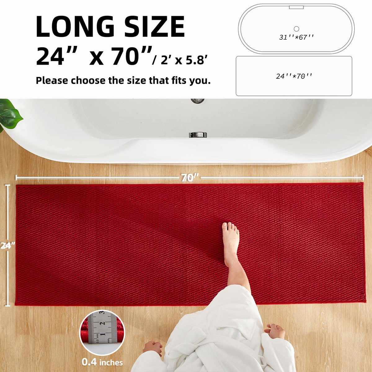 Christmas Bathroom Runner Rugs