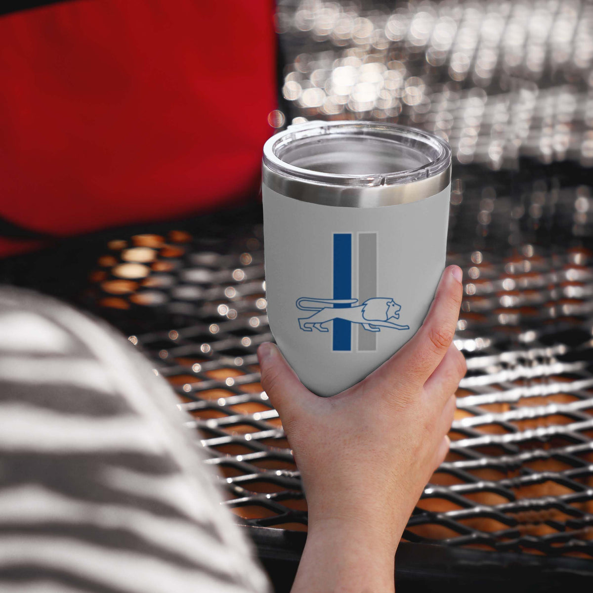 Detroit Lions NFL Team Logo 30 oz Tumbler