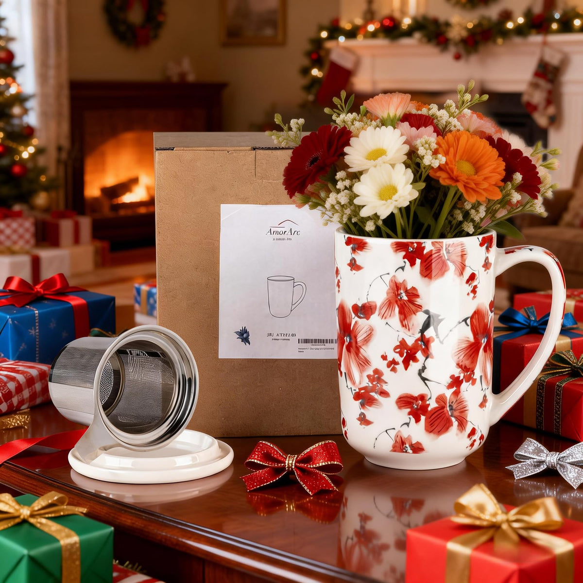 Tea Cup With Infuser and Lid