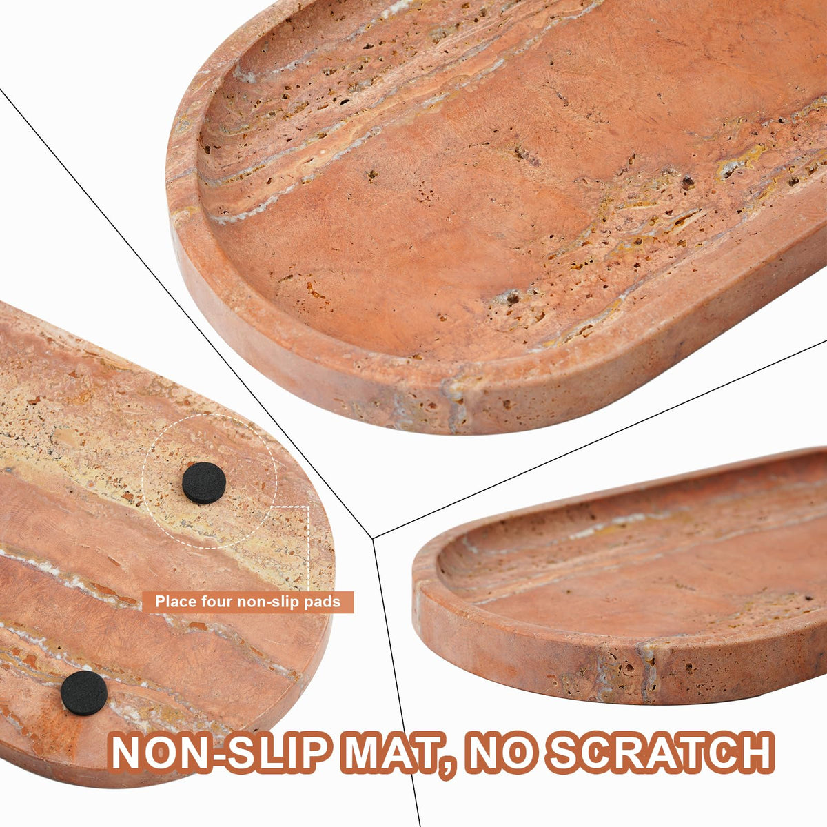 Turkish Natural Travertine Tray